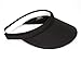 Take Two Women's Clip On Mid Size Brim Visor Black