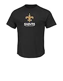 NFL New Orleans Saints Men's UP4 Tee, Black, Large