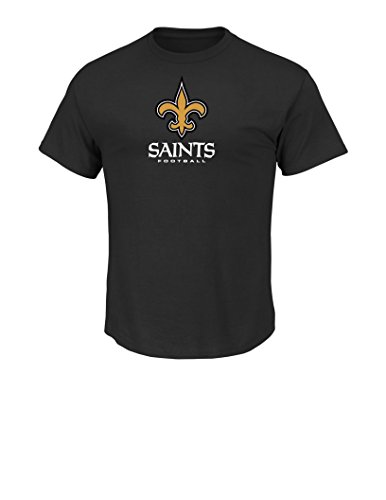 NFL New Orleans Saints Men's UP4 Tee, Black, Small