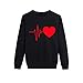 Womens Top!! JSPOYOU Women Cute Short Sleeve Heart Printed Tops Casual Blouse
