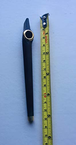 Classic Wooden Medwakh Pipe/Arabian Dokha wooden Pipe W Leather Brown Case W Velvet Bag ((A3))