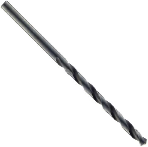 Precision Twist R18 High Speed Steel Jobber Drill Bit, Black Oxide Finish, Round Shank, Spiral Flute, 118 Degree Point Angle, 1 (Pack of 12)