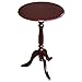 Home Source Industries - AF9711 - Traditional Mahogany End Table - Classic Round Accent - 16 x 16 x 25