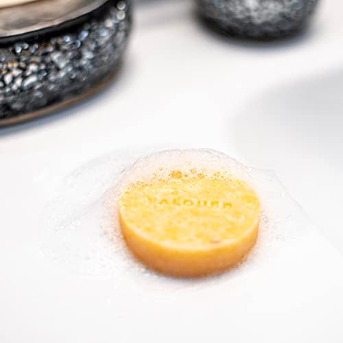 Valquer Champú Solido Sunset Fórmula Zero para Toda la Familia. Repara, Nutre y Suaviza Consiguiendo un Pelo Cuidado, con Avena y Aloe Vera. Vegano y Natural. 50 g.