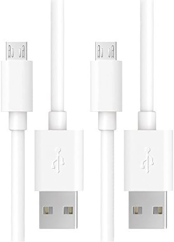 KeeTech [2-Pack] 3.3ft/1m Micro USB Cables High Speed USB 2.0 A Male to Micro B Sync and Charge Cables for Android, Samsung, LG,Blackberry,HTC, Motorola, Nokia and More (2pack 3.3ft /1m White)