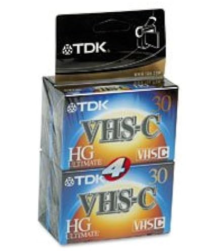 Cassette Jvc, Tdk Vhs-c 30 Min Paquete De 2 Piezas | Meses sin interés