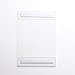 Display4top 6 Pack of Wall Mount Portrait Clear Acrylic Sign Holders with Adhesive (8.5 X 11'')