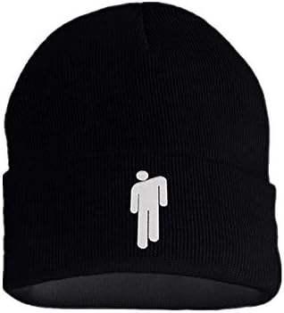 Billie Eilish Knitting Hat Embroidery Billie Eilish Logo Hooded Hip Hop Hat Warm Windproof Cap