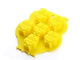Wocuz Owl Silicone Mold Ice Cube Mold Candy Chocolate Mold 6 Holes