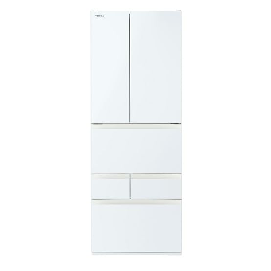 TOSHIBA(東芝) 冷蔵庫 VEGETA 601L 幅68.5㎝ GR-Y600FK(EW) グランホワイト フレンチドア 野菜室がまんなか