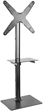 Portable Floor Stand Height Adjustable Mount for Flat Panel LED LCD Plasma Screen Mount fits 13" to 55" Screens