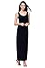 HIKA Women's Fashion Sleeveless Casual Long Maxi Tank Dress Small Black