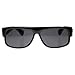 Original OG Mad Dogger Locs Shades Sunglasses w/Super Dark Lens (Black w/Logo)