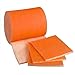 HVAC/Air Filter Media Roll, Orange/White MERV8 Polyester Media with a Heavy Dry Tackifier - 1 inch x 25 inch x 24 foot
