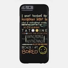 CASE LOCK LTD - Supernatural -Hard Rubber Phone case For Apple iPhone X Made and Shipped from the USA