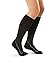 JOBST Sport Knee High 15-20 mmHg Compression Socks, Black/Cool Black, Large