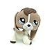 Littlest pet Shop LPS #2207 Tan White Beige Brown Beagle Dog Puppy Blue Eyes
