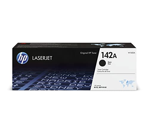 HP 142A Nero, W1420A, Cartuccia Toner Originale HP da 950 Pagine, Compatibile con le Stampanti HP LaserJet M110w, M140w e Stampanti LaserJet HP+ M110we e M140we
