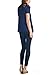 82 Days Women’s Casual Lightweight Short Sleeve Open Front Cardigan Made in USA X-Large Navy