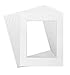 Golden State Art, Pack of 10 11x14 White Picture Mats with White Core Bevel Cut for 8x10 Pictures