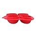 HDE Brain Silicone Ice Cube Tray Novelty Halloween Brain Shaped Chocolate Molding Ice Cube Party Mold (3-Pack)