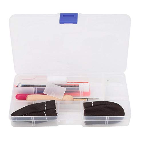 Bicaquu DIY Handcraft Wool Felting Tool Set Needle Felting Craft with 12 Mold Scissors Awl Tool Kits