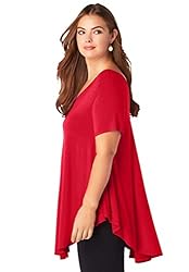 Roaman's Women's Plus Size Swing Ultra Femme Tunic