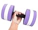 Aolvo Water Aerobics Dumbbells, Water EVA Foam Barbells Exercise Hand Bars Pool Resistance Exercises Equipment for Training Yoga Fitness Improve and Pool Sports Women/Men,Set of 2