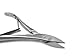 GERMANIKURE Heavy Duty Nissors for Toenails in Leather Case, Made in Solingen Germany, Manicure and Pedicure Tools