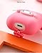 Logee Pink Melody Case for Apple Airpods Charging Case,Cute Silicone 3D Cartoon Airpod Cover,Soft Protective Accessories Kits Skin with Carabiner,Character Cases for Kids Teens Girls Guys (Airpods)