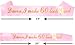 60th Birthday Decorations Party Supplies, 60th Birthday Tiara, 60th Satin Sash Damn I Make 60 Look Good, Glittery Cheers to 60 Years Banner, 60 Pink Rhinestone Brooch, 60th Queen Birthday(Pink)