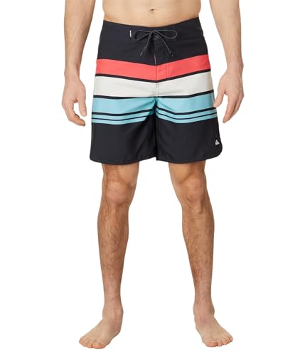 Quiksilver 19" Everyday Stripe Shorts Black 30 at Amazon