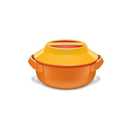 Milton Microwow Microwave n Dishwasher Friendly Casserole (1500 ML, Yellow)
