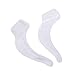 YR Anti-Slip Soft Silicone Ear Grip Hook Retainer Sleeve For Eyeglasses Sunglasses, 8 Pairs, Clear