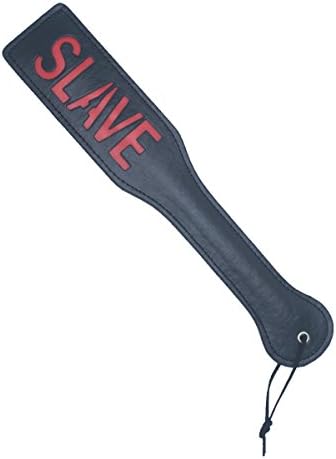 Leather Paddle for Spanking, Handmade Paddle by Fusture Black