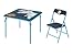 Jurassic World 3 Piece Kids Table and Chair Set,Activity Table with 2 Foldable Chairs, Dinosaur-Themed Furniture, Perfect for Playroom, Arts & Crafts, Ages 3+
