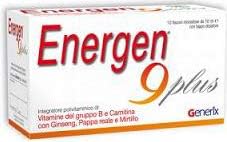 Supplement Energy Energen 9 Plus 10 Vials 10 Ml
