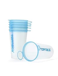 Topnaca 6Pcs Collapsible Soft Water Speed Cup, Cam