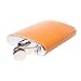 Leather Wrapped Hip Flask (8 oz.) – Lightweight & Discrete Stainless Steel Body – Fill Cups, Shot Glasses or Drink Straight – Bourbon, Whiskey & Scotch