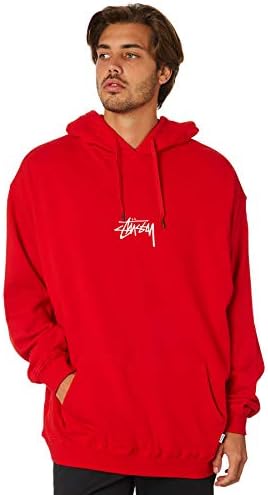 red stussy sweatshirt