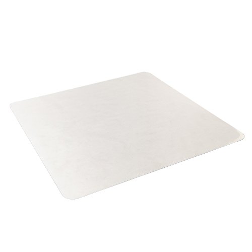 Azadx Office/Home Desk Chair Mat PVC Dull Polish Chairmat Protection Floor Mat 36" X 48" for Hard Floors ,Multi-purpose Floor Protector,Transparent (48" X 48" Rectangle) - Thumbnail 2