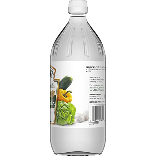 HEINZ ALL NATURAL DISTILLED WHITE VINEGAR 5% ACIDITY, 32 FL OZ BOTTLE