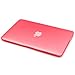 LENTION Plastic Hard Case for 11-inch MacBook Air (A1370/A1465), Matte Finish Case with Rubber Feet, Come with Anti Dust Port Plugs (Pink)
