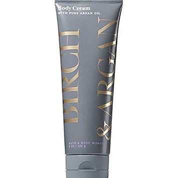 Bath And Body Works Birch And Argan Body Cream With Pure Argan Oil 8 Ounces
