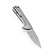 KIZER Cutlery Folding Pocket Knives Flipper Knife Frame Lock Titanium Handles Tactical EDC Knife, Envoy Ki3493