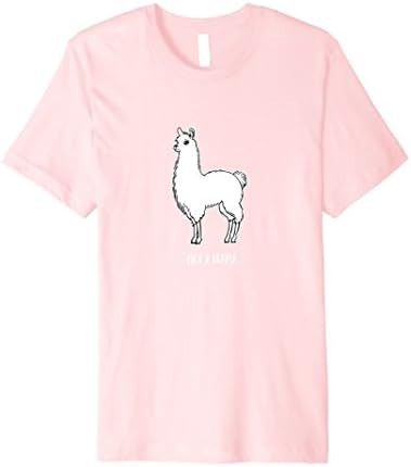 Men's Alpaca Not A Llama T-Shirt Medium Pink