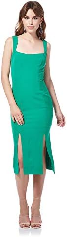 slim fit dress slacks Two Piece Tie Back Emerald Green Long Prom Dress with Slit – FancyVestido main image 0