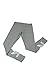adidas Originals Women's Bottoms Trefoil Leggings, Medium Grey Heather, Medium