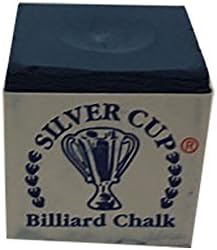 One Dozen Electric Blue Silver Cup Pool Cue Chalk