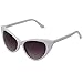 grinderPUNCH Women's Cateye Sunglasses Celebrity Style White